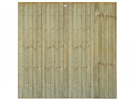 Heavy Duty Tanalised Feather Edge Fence Panel