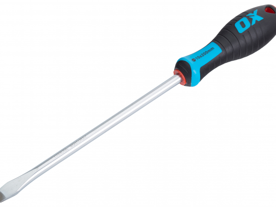 Ox Pro Slotted Flared Screwdriver