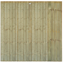 Heavy Duty Tanalised Feather Edge Fence Panel