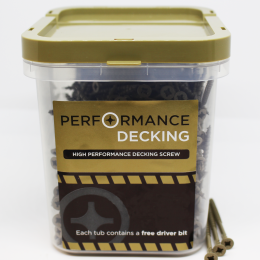 4.5x70 Performance Plus Decking Screw Tub