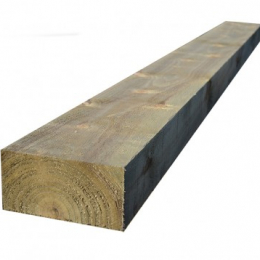 Green Treated Softwood Sleeper 125x250x2.4m